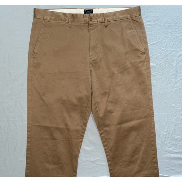 J Crew Re-Imagined 770 Straight Flat Front Stretch Cotton Chino Pants. 32X29.5. - Picture 4 of 8